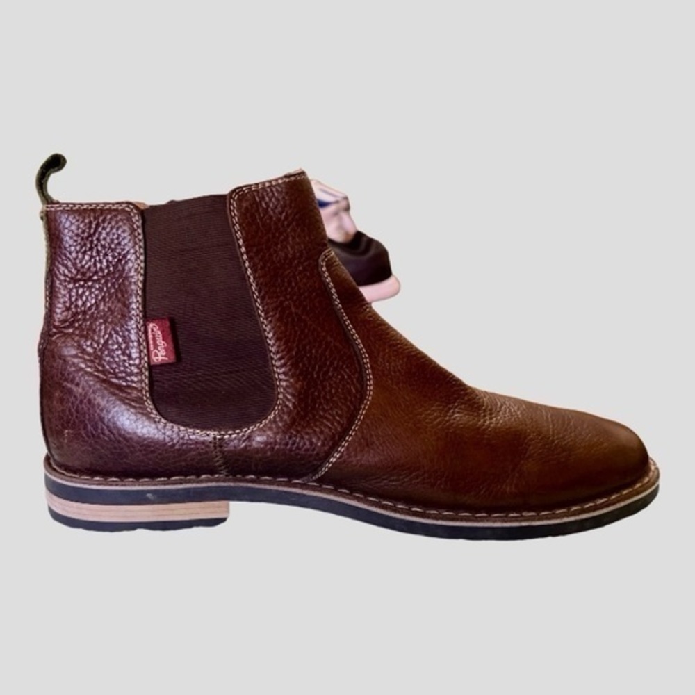 Penguin Kris Leather PKRIS102-2 Size 10 1/2 M Brown Slip-in Boot